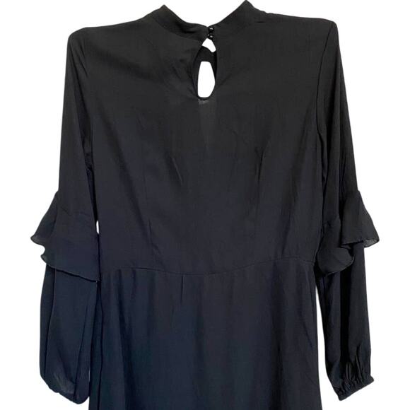 H&M Chiffon Dress With Floral Embroidery Boho NWT - 8 - Picture 14 of 14